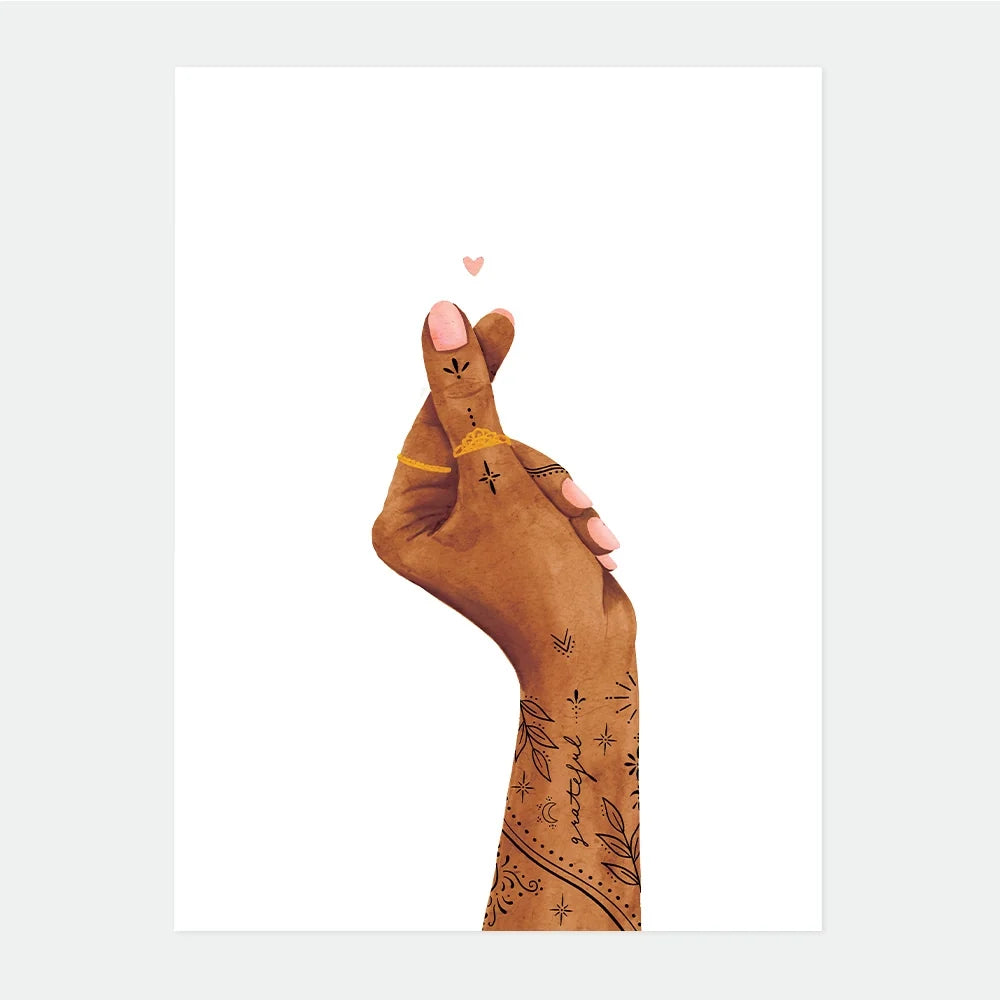 all-the-ways-to-say-fingers-heart-affiche-moyenne-29-7x39-7cm image 1