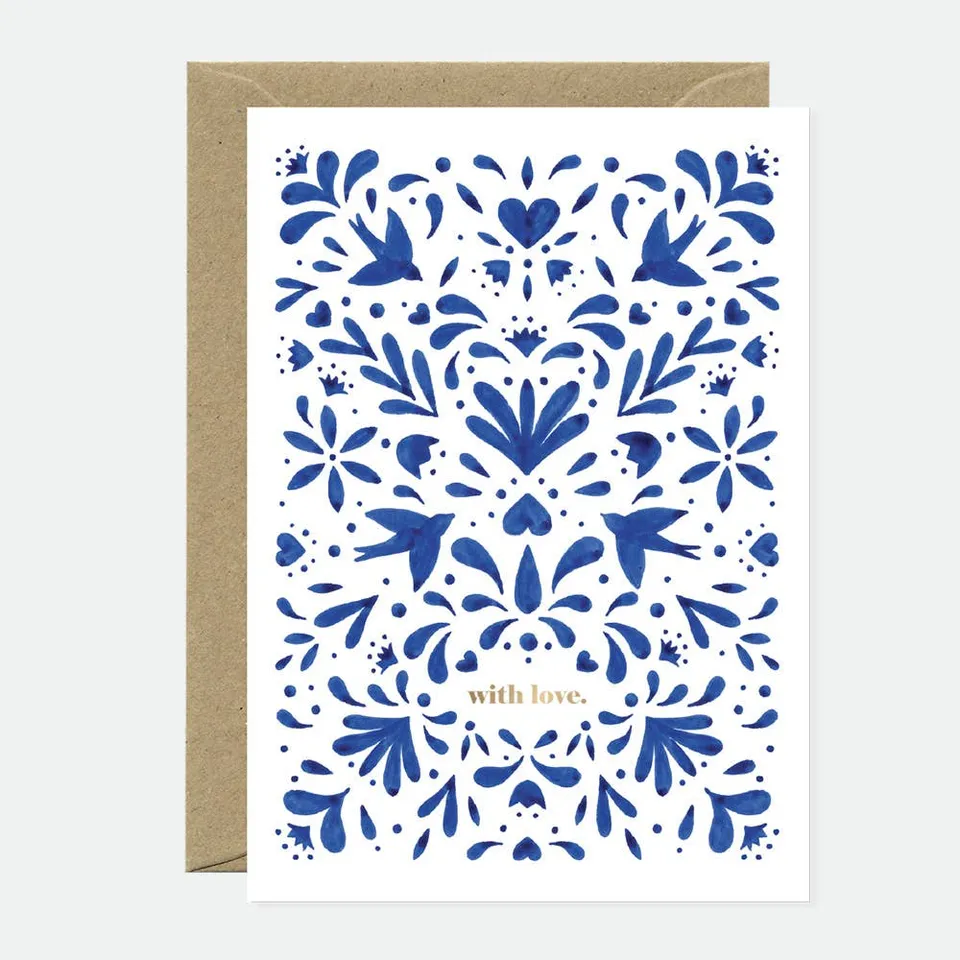all-the-ways-to-say-blue-swallow-carte-dorure-amour image 1
