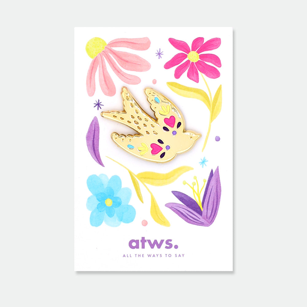 all-the-ways-to-say-lovebird-pin-s-oiseau-dor-34-mm image 1