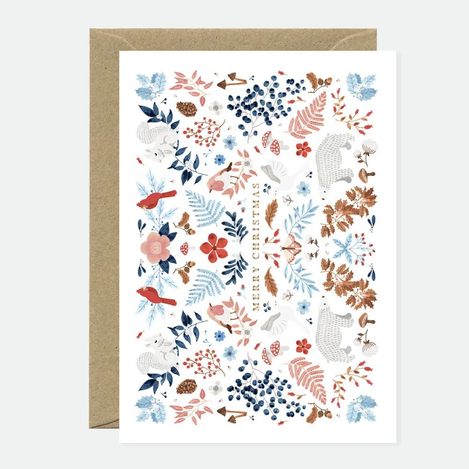 all-the-ways-to-say-white-winter-carte-de-voeux-no-l-dor-e-a6 image 1
