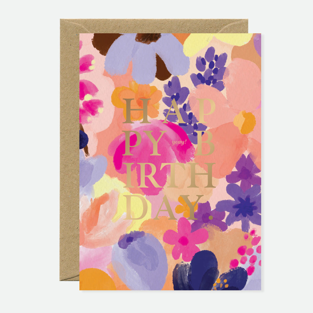 all-the-way-to-say-flower-garden-carte-anniversaire-dor-e image 1