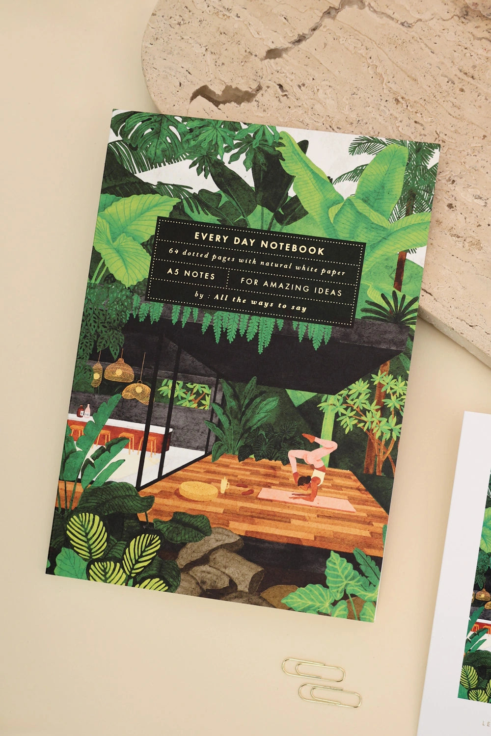 all-the-way-to-say-namaster-carnet-a5-yoga-dor image 2