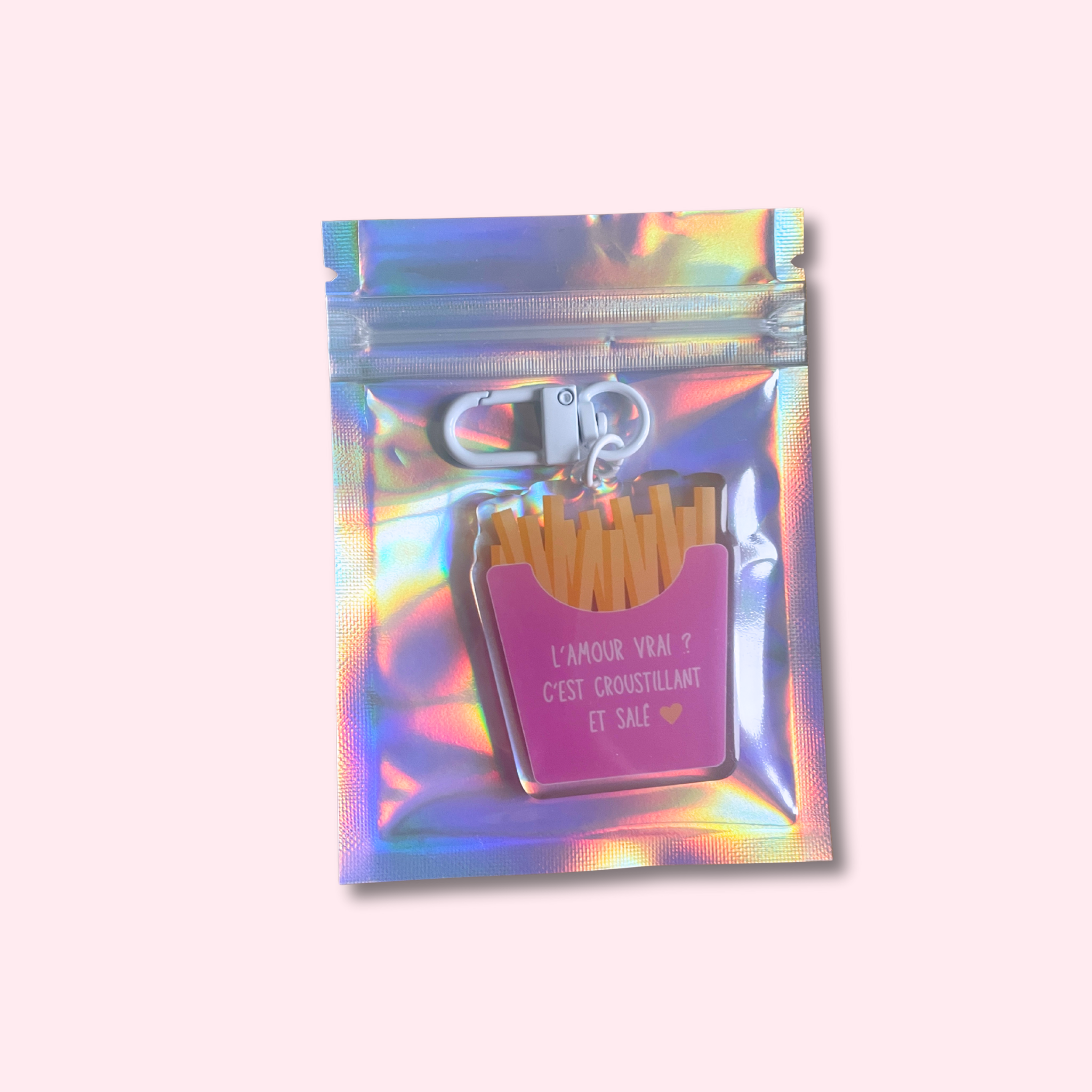 atelier-naholi-porte-cl-paquet-frites-rose-acrylique-5-cm image 2