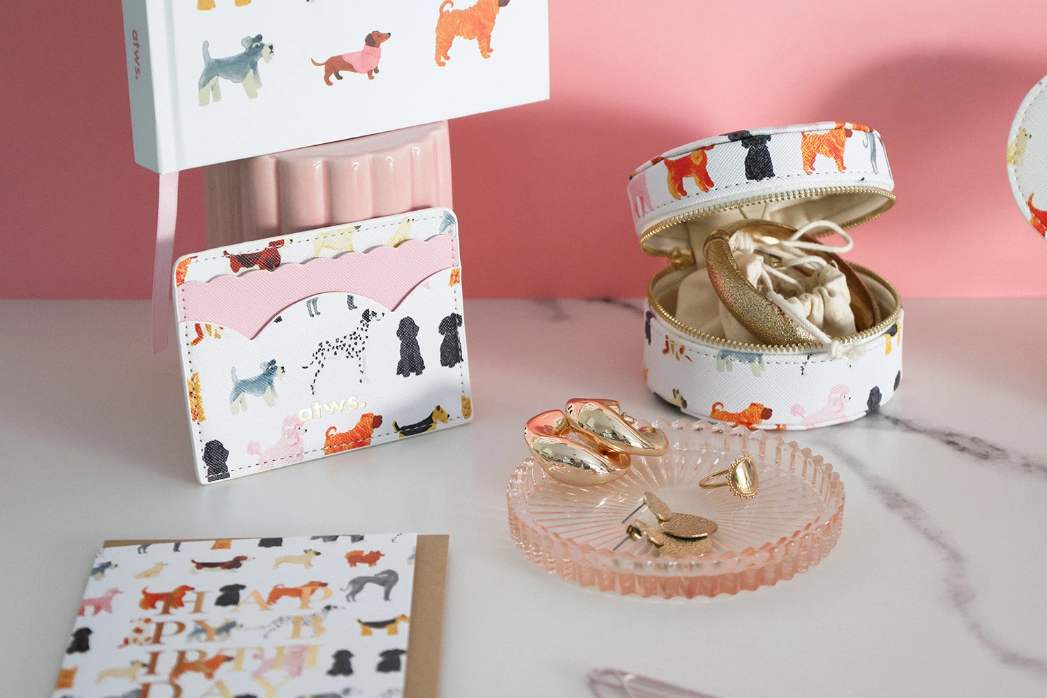 all-the-ways-to-say-dogs-porte-cartes-cuir-pu-chiens image 4