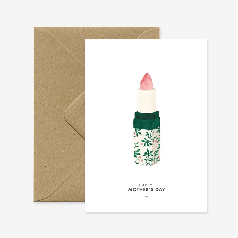 all-the-ways-to-say-lipstick-carte-de-voeux-a6-f-te-des-m-res image 1