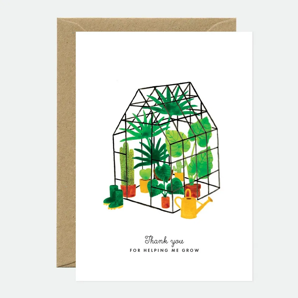 all-the-ways-to-say-mini-greenhouse-carte-remerciement-a6 image 1