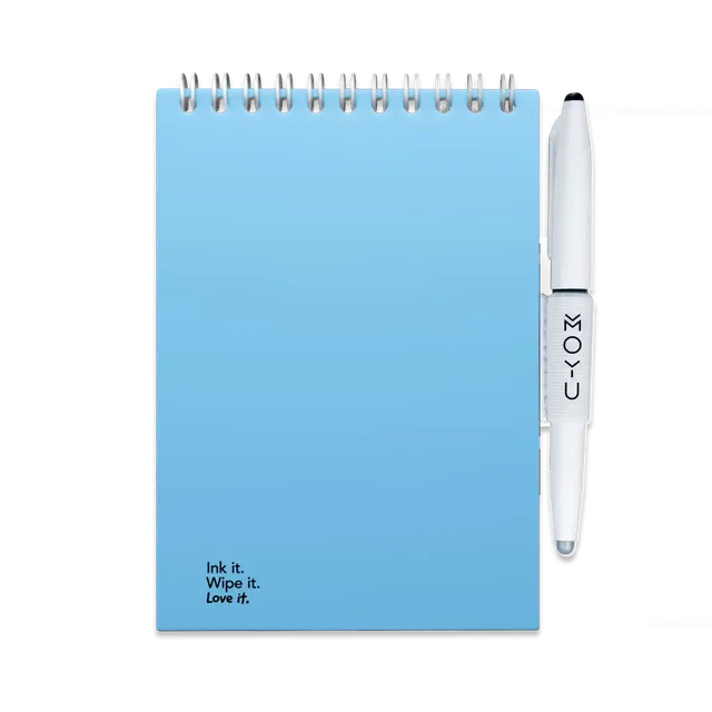moyu-erasable-sky-blue-bloc-notes-effa-able-a6-bleu image 1