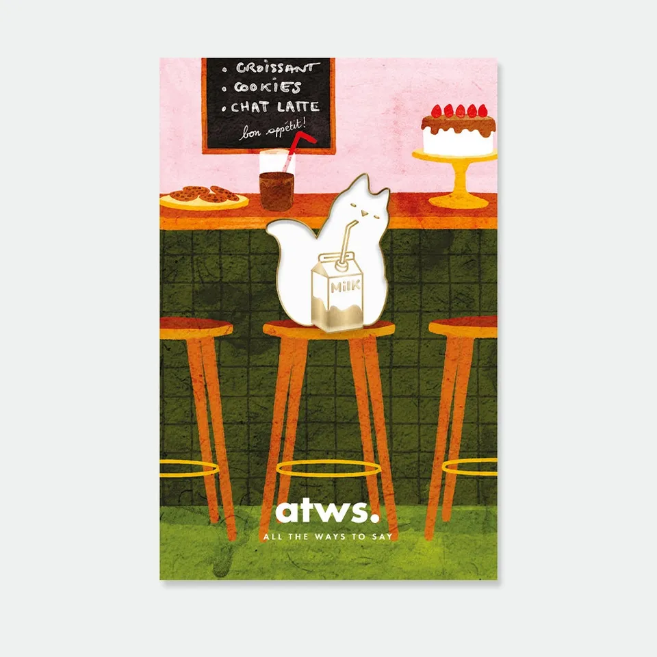all-the-ways-to-say-cat-milk-pin-s-chat-lait-dor-26-mm image 1
