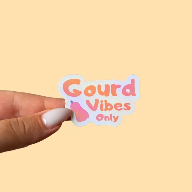 atelier-naholi-gourd-vibes-only-sticker-gourde-5-5-cm image 1