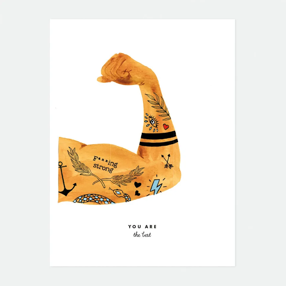 all-the-way-to-say-best-man-affiche-moderne-18x24-cm image 1