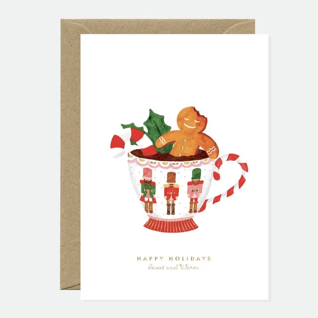 all-the-ways-to-say-merry-christmas-biscuit-bath-carte-voeux-dor-e-a6 image 1