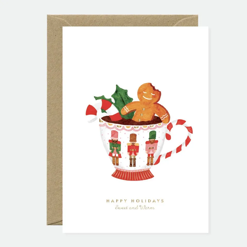 all-the-ways-to-say-merry-christmas-biscuit-bath-carte-voeux-dor-e-a6 image 1