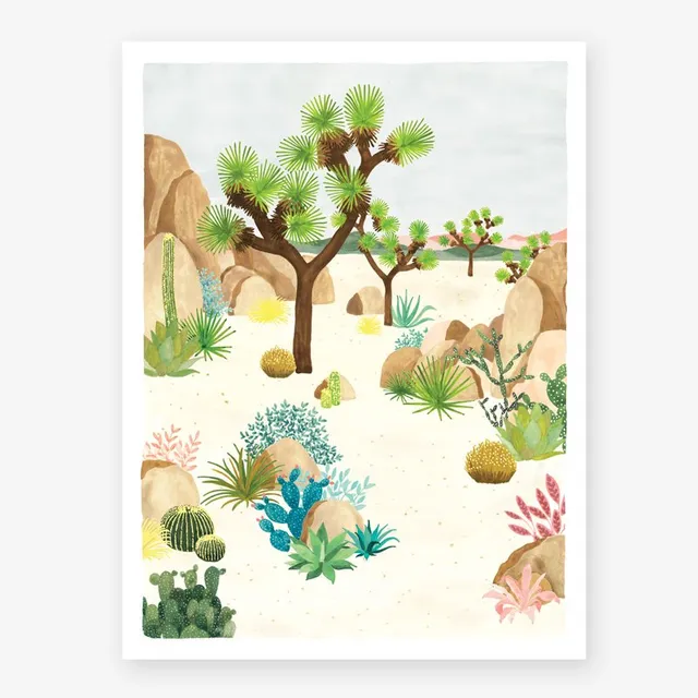 all-the-ways-to-say-joshua-tree-affiche-desert-petit-18x24-cm image 1