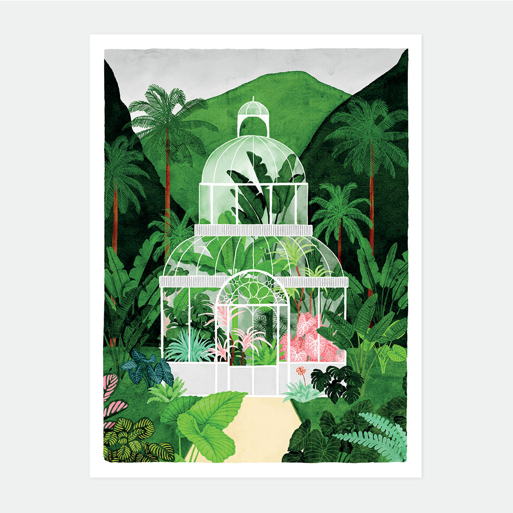 all-the-ways-to-say-serre-tropicale-affiche-50x70-plantes image 1