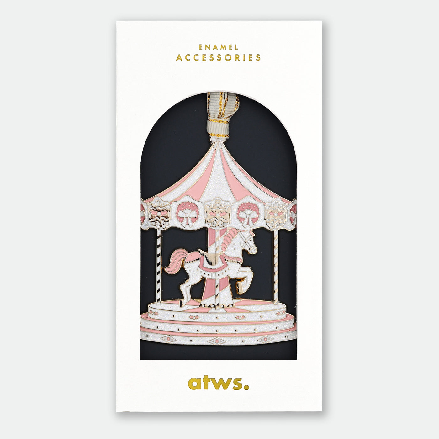 all-the-ways-to-say-merry-go-round-ornement-no-l-mail-rose image 1