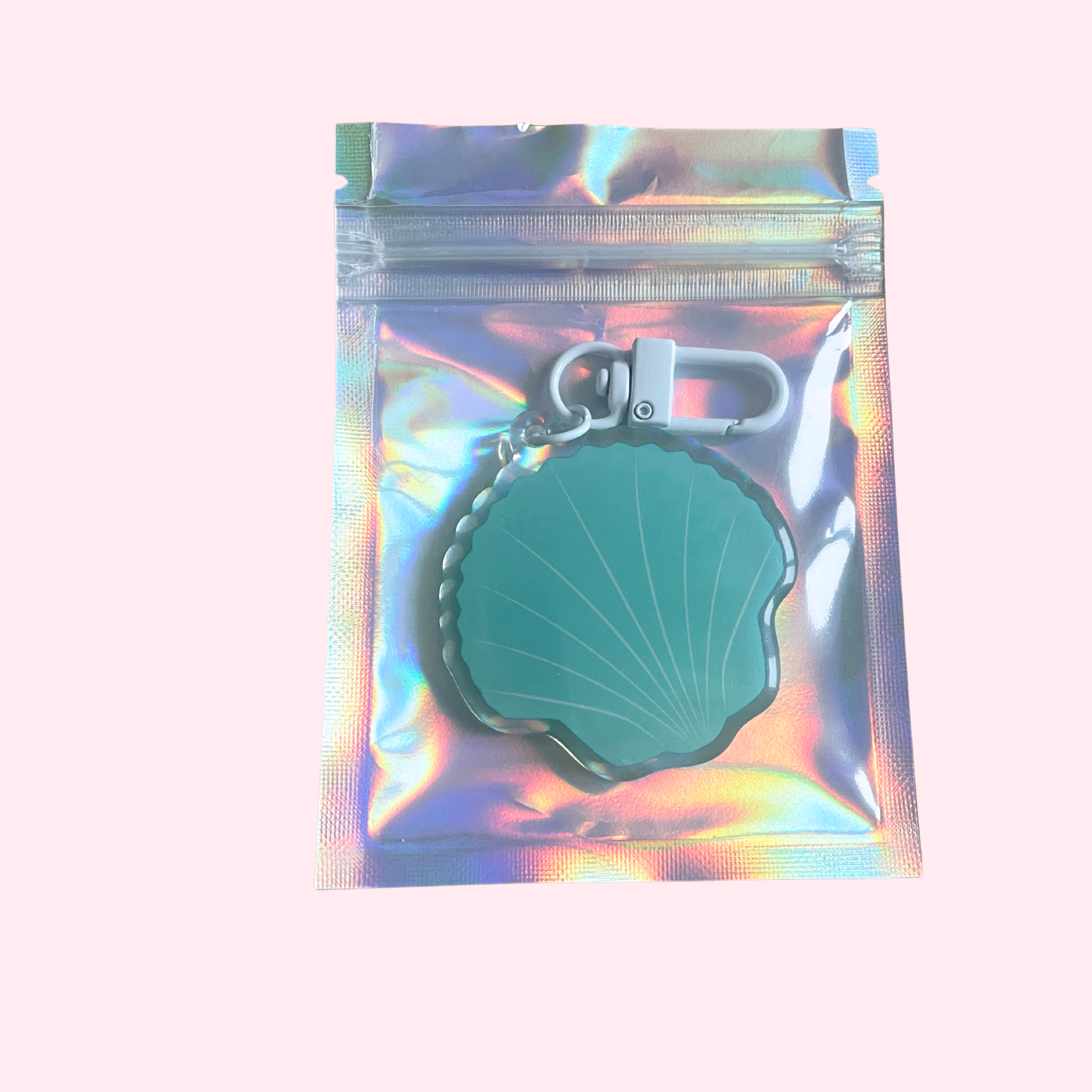 atelier-naholi-porte-cl-coquillage-bleu-turquoise-5-cm image 3