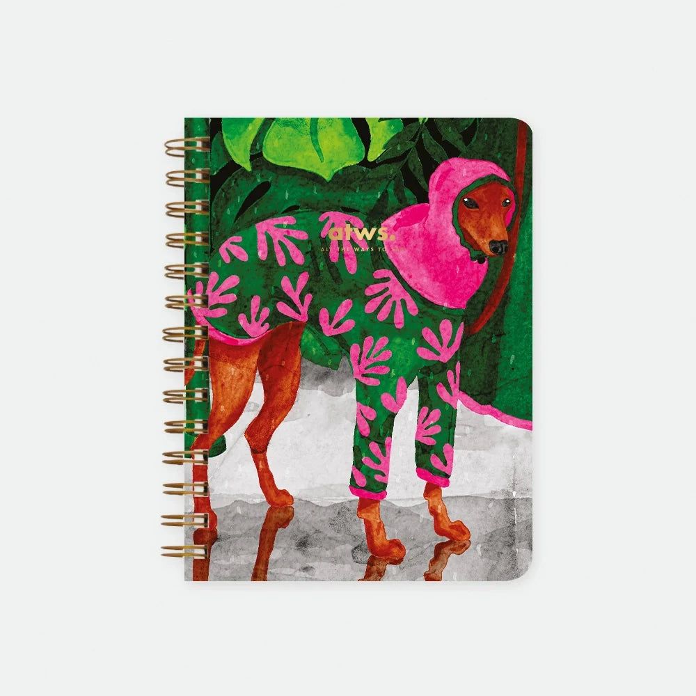 all-the-ways-to-say-wet-season-carnet-spirale-a5-teckel image 1