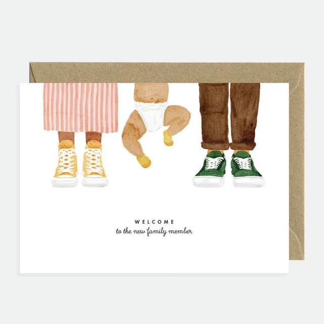 all-the-way-to-say-welcome-baby-carte-naissance-a6 image 1