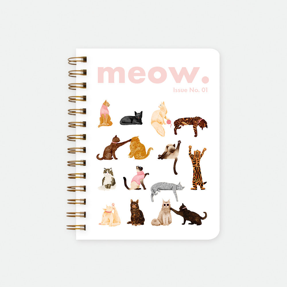all-the-way-to-say-meow-carnet-spirale-a5-220-pages image 1