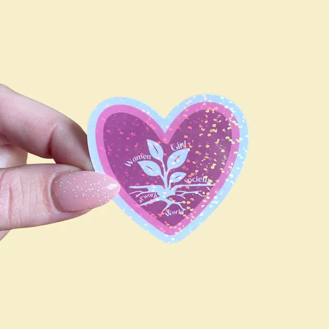 atelier-naholi-women-sticker-c-ur-plante-f-ministe-5-cm image 1