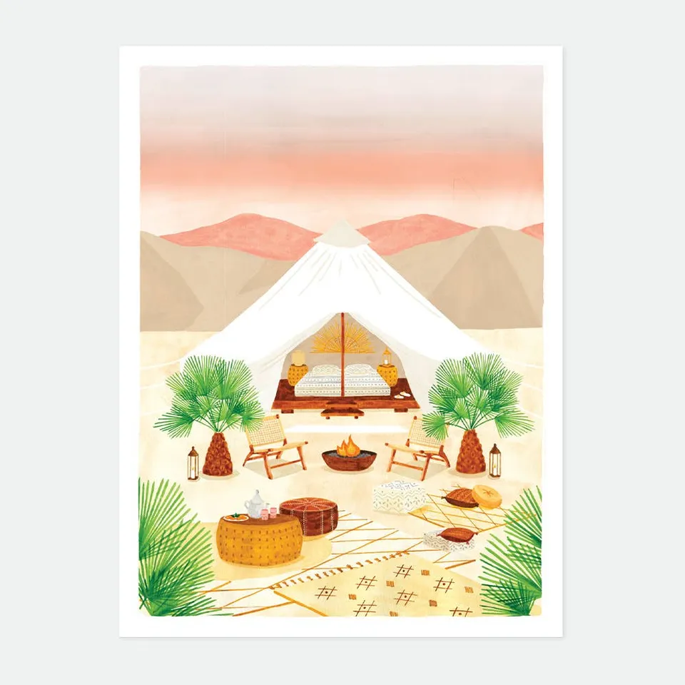 all-the-ways-to-say-glamping-affiche-medium-29-7x39-7cm-nature image 1