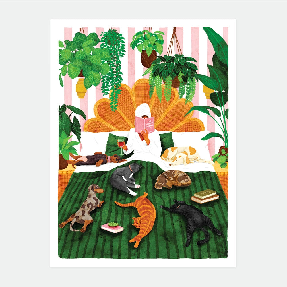 all-the-ways-to-say-life-with-pets-affiche-plantes-animaux image 1