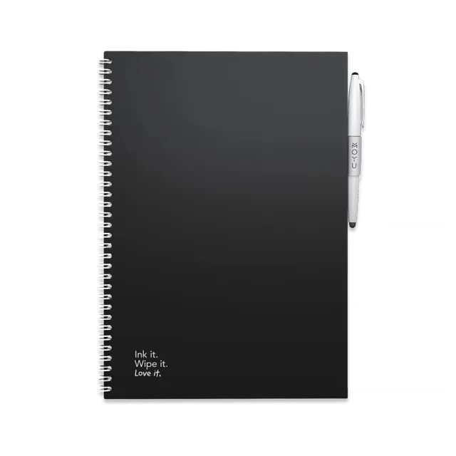 moyu-erasable-notebooks-carnet-effa-able-a4-pitch-black-noir image 1