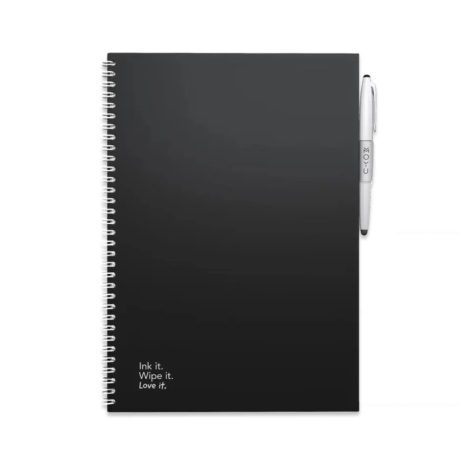 moyu-erasable-notebooks-carnet-effa-able-a4-pitch-black-noir image 1
