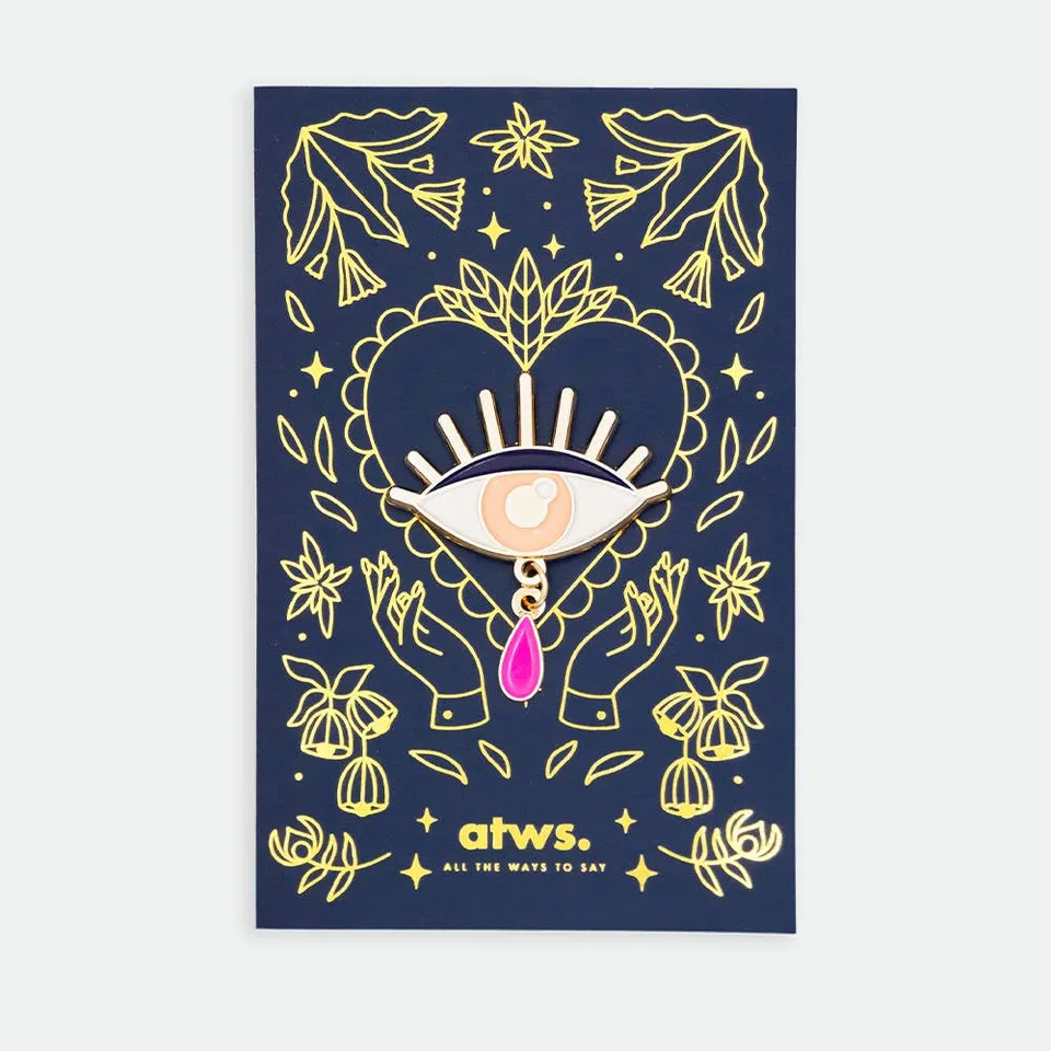 all-the-ways-to-say-teardrop-eye-pin-s-il-dor image 1