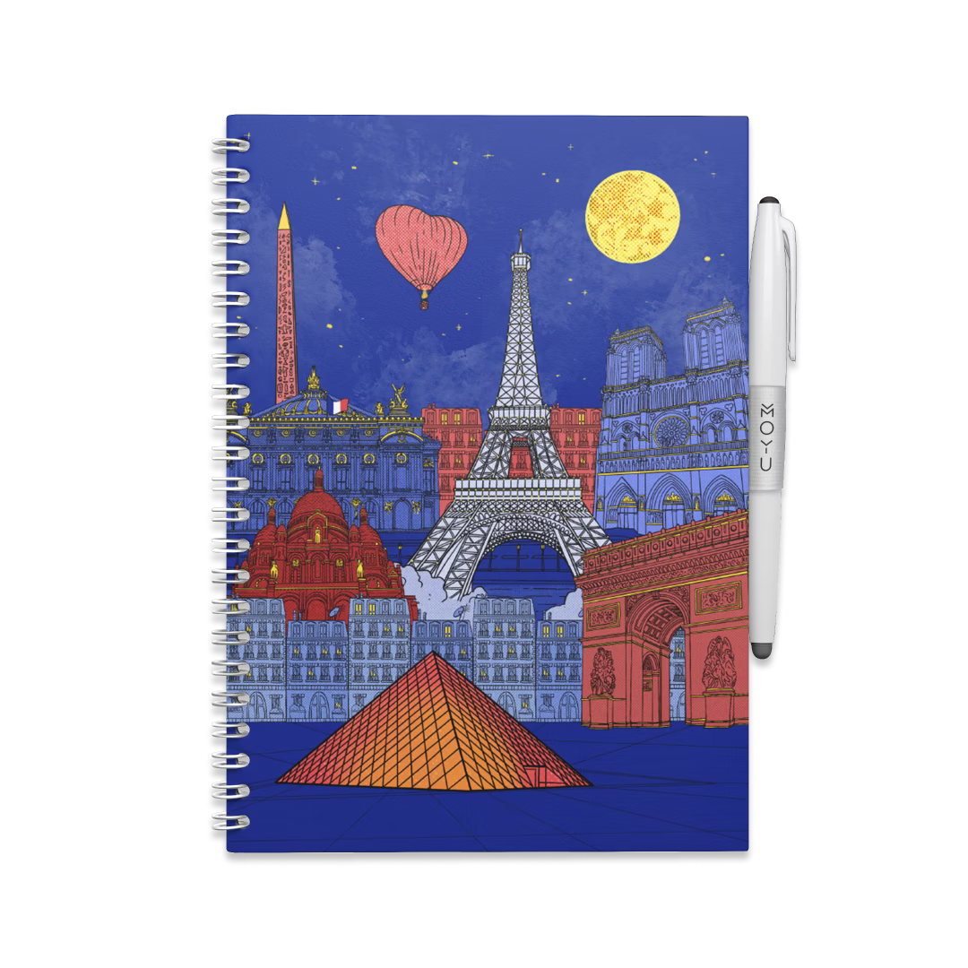 moyu-erasable-notebook-a5-paris-edition-carnet-effa-able image 1