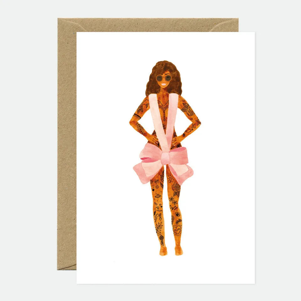 all-the-ways-to-say-woman-gift-carte-de-v-ux-a6-humour image 1
