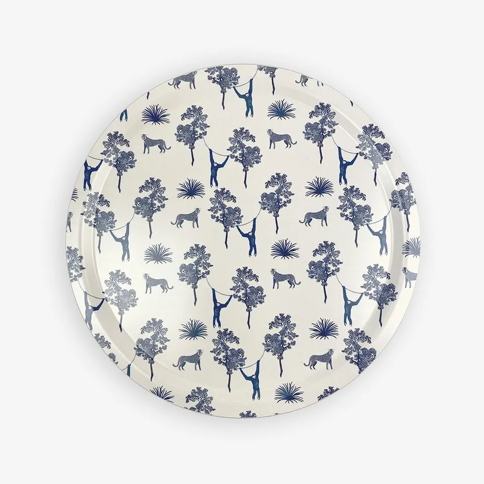 all-the-ways-to-say-blue-jungle-plateau-rond-39-cm-bouleau image 1