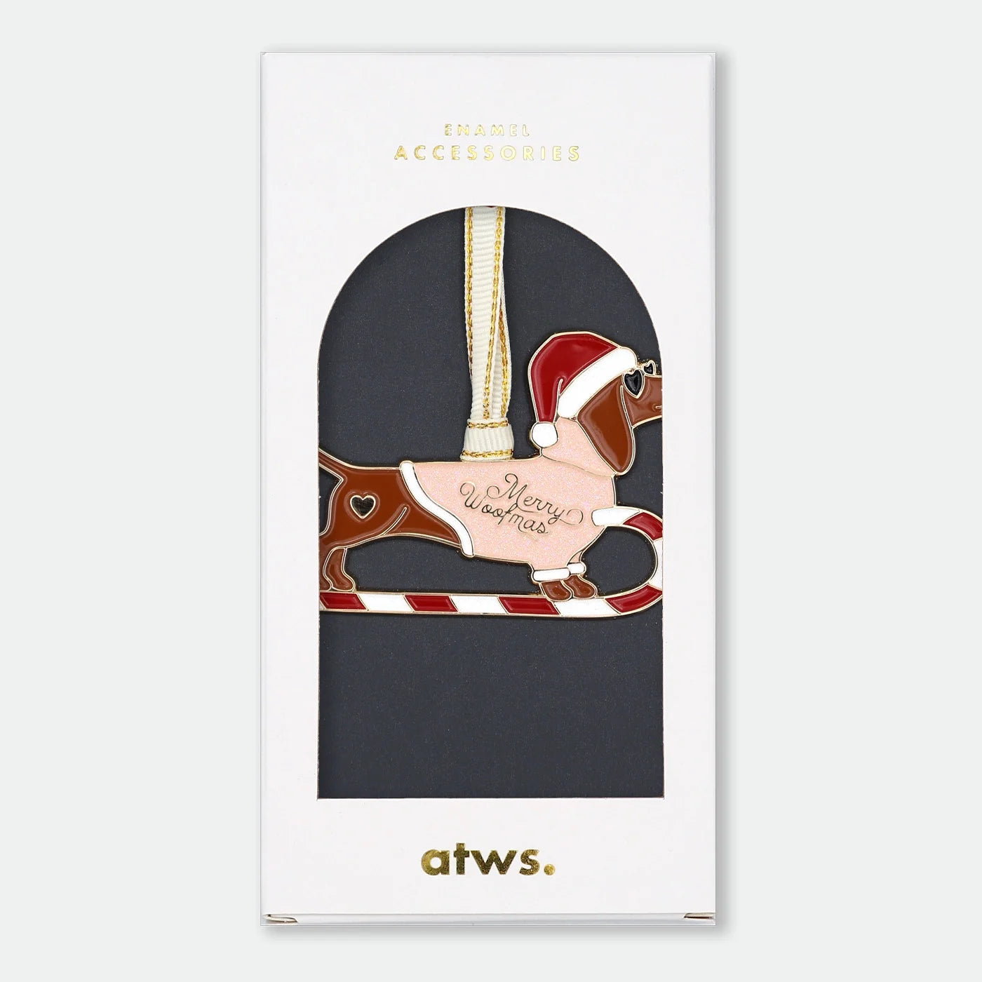 all-the-ways-to-say-christmas-dachshund-ornement-no-l image 1