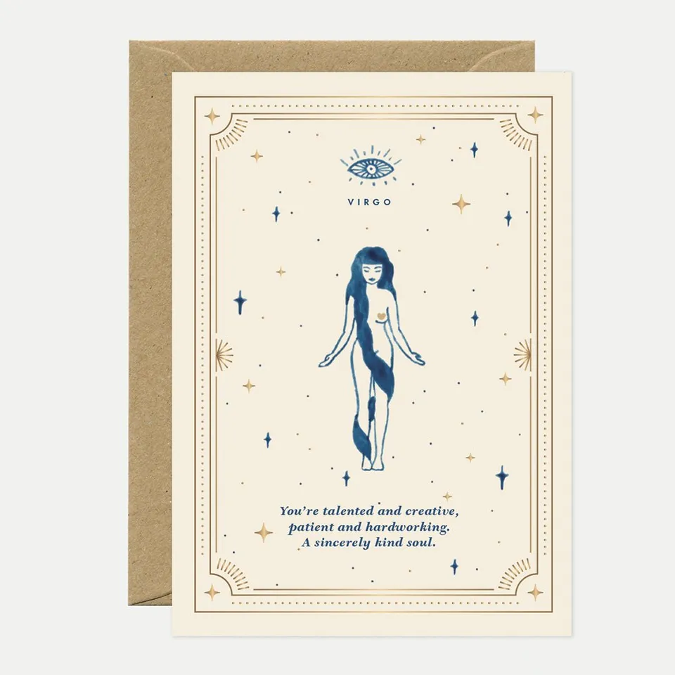 all-the-way-to-say-virgo-carte-astrologie-vierge-dor-e-a6 image 1
