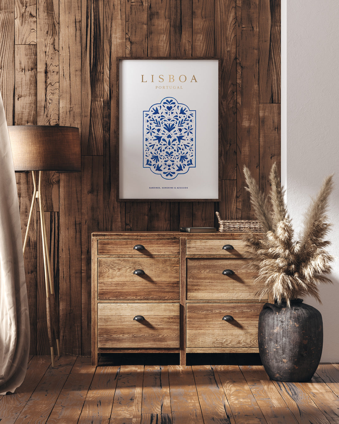 all-the-way-to-say-lisboa-affiche-lisbonne-bleue-18x24 image 2