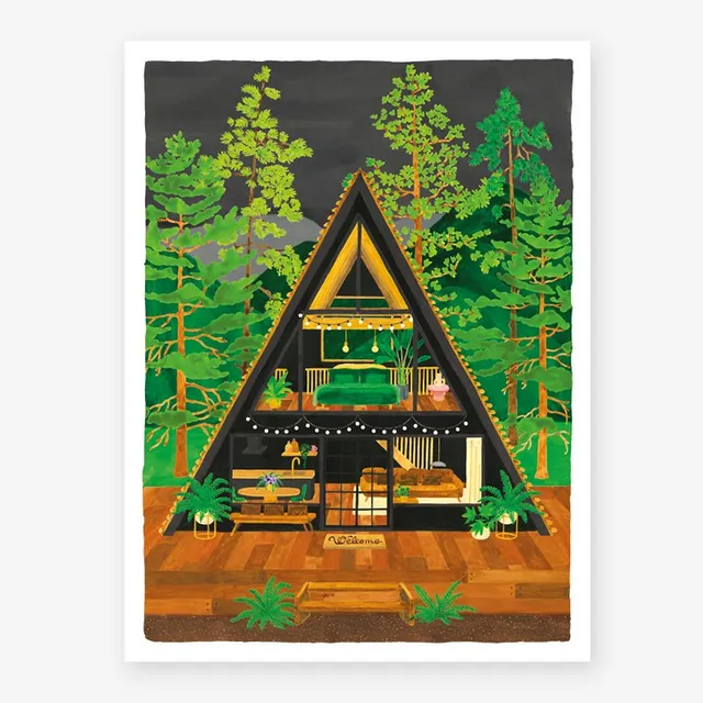 all-the-way-to-say-yosemite-affiche-montagne-18x24-cm image 1