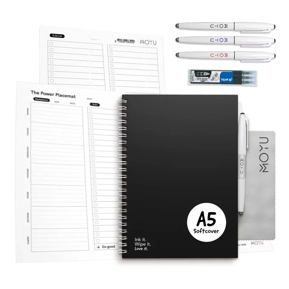 moyu-office-supplies-office-bundle-lot-carnet-a5-planners image 1
