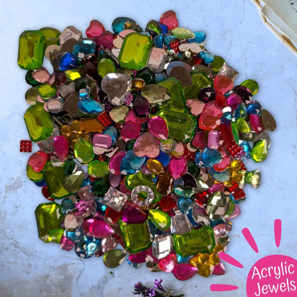 carnival-papers-festivals-gemmes-acryliques-454g-multicolore image 1