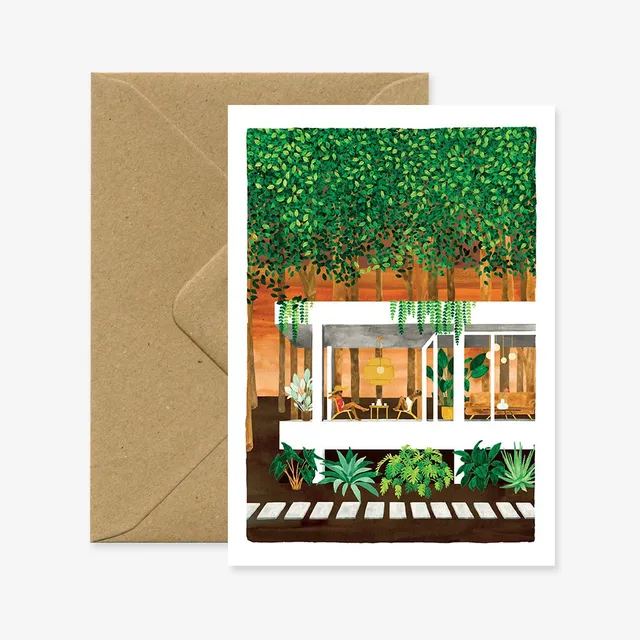 all-the-way-to-say-house-in-the-woods-carte-de-voeux-a6 image 1