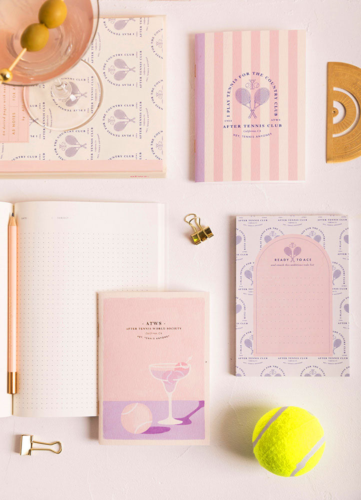all-the-ways-to-say-duo-tennis-duo-carnets-poche-a6-pastel image 4