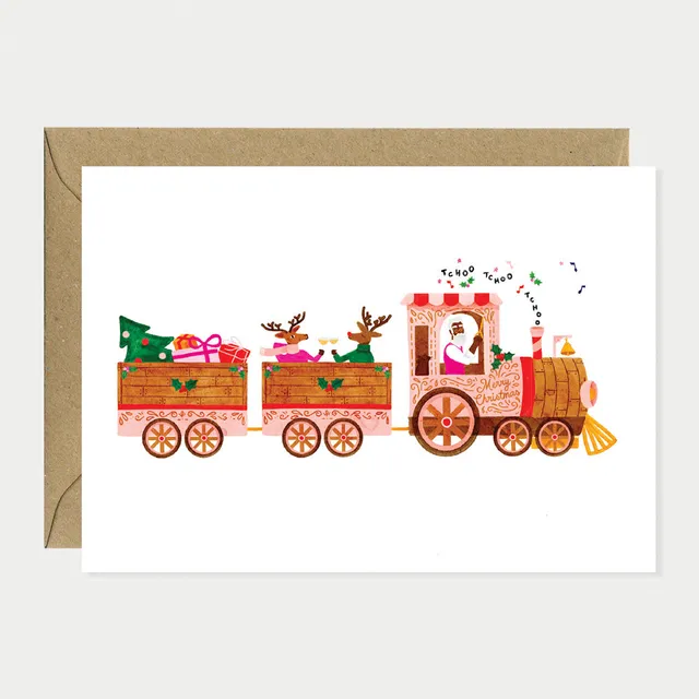 all-the-ways-to-say-christmas-train-carte-no-l-a6 image 1