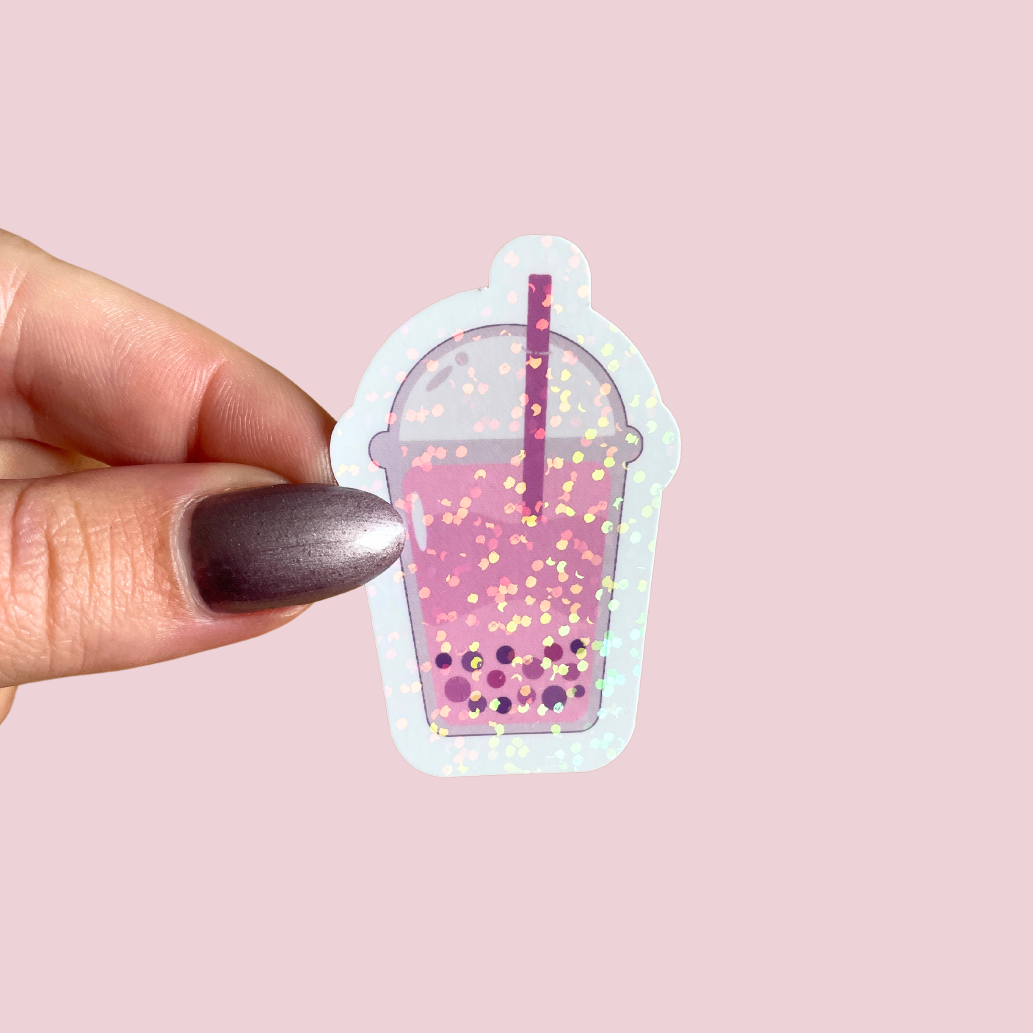 atelier-naholi-stickers-bubble-tea-holographique-brillant image 2