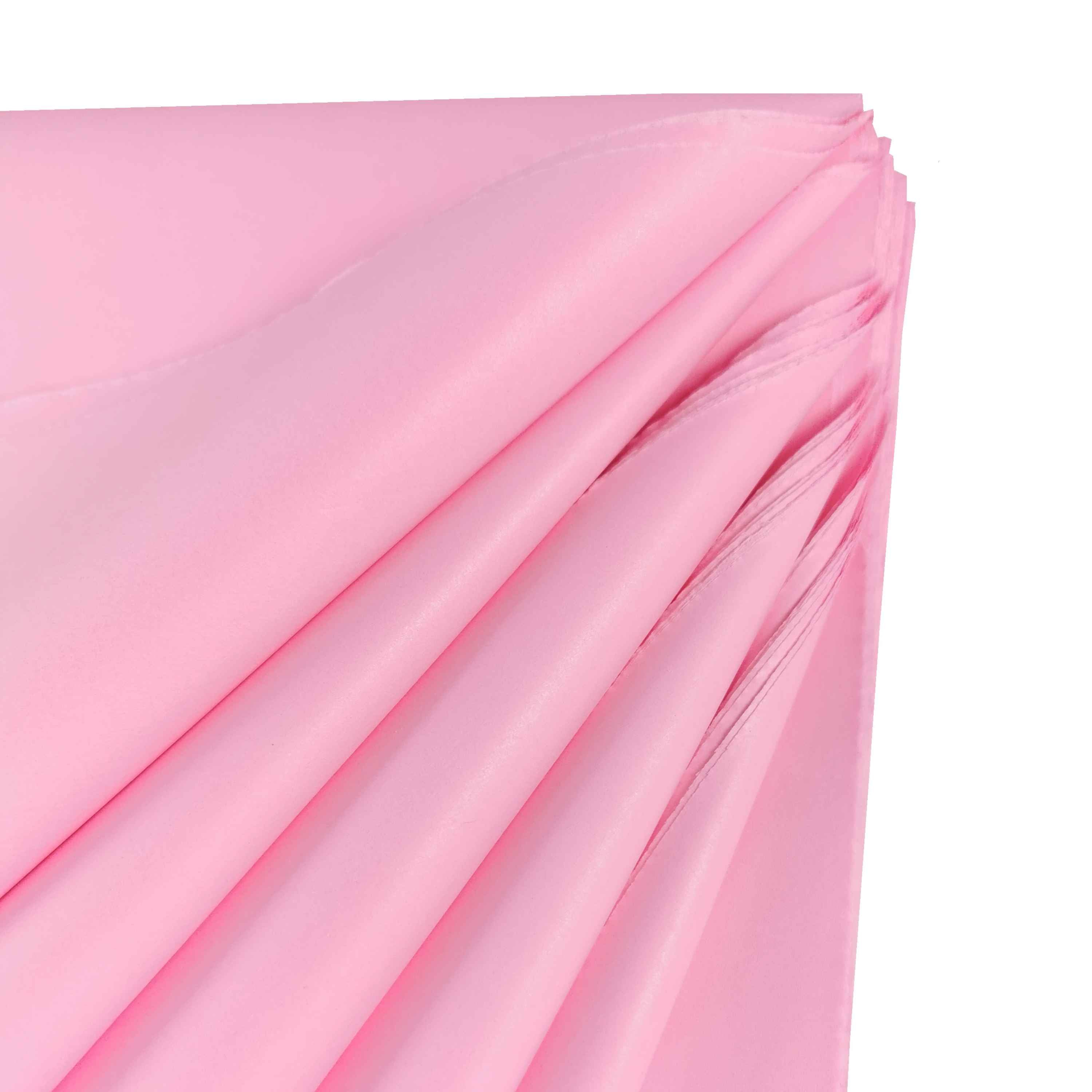 carnival-papers-tissue-papier-de-soie-rose-pastel-70x50cm-17g-m image 2