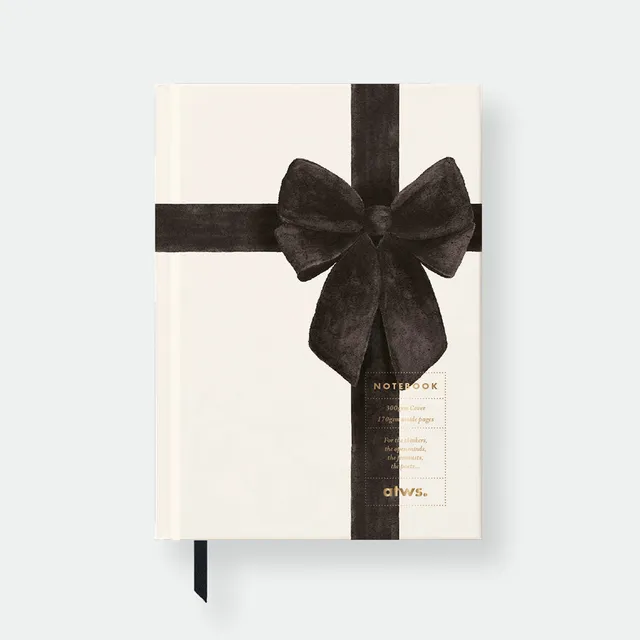 all-the-ways-to-say-black-bow-carnet-rigide-a5-noeud-noir image 1