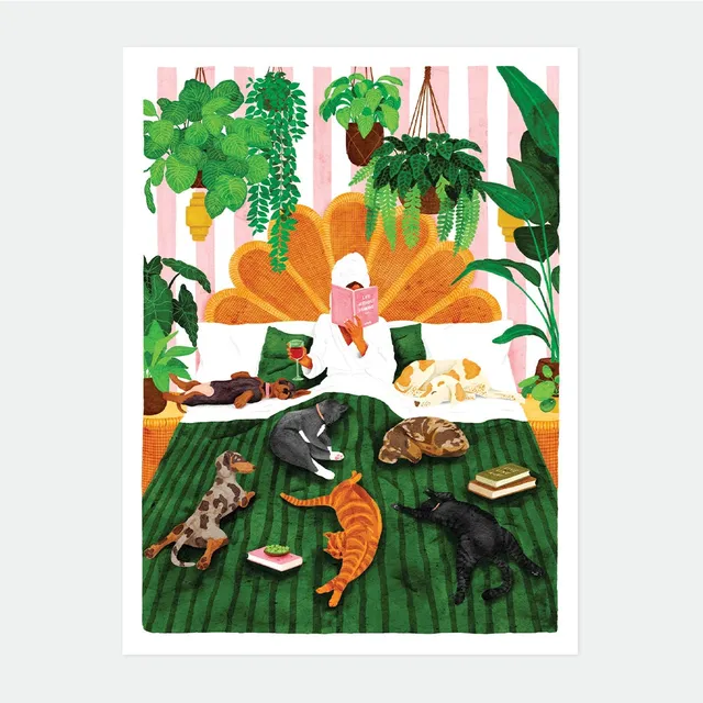 all-the-ways-to-say-life-with-pets-affiche-plantes-animaux image 1
