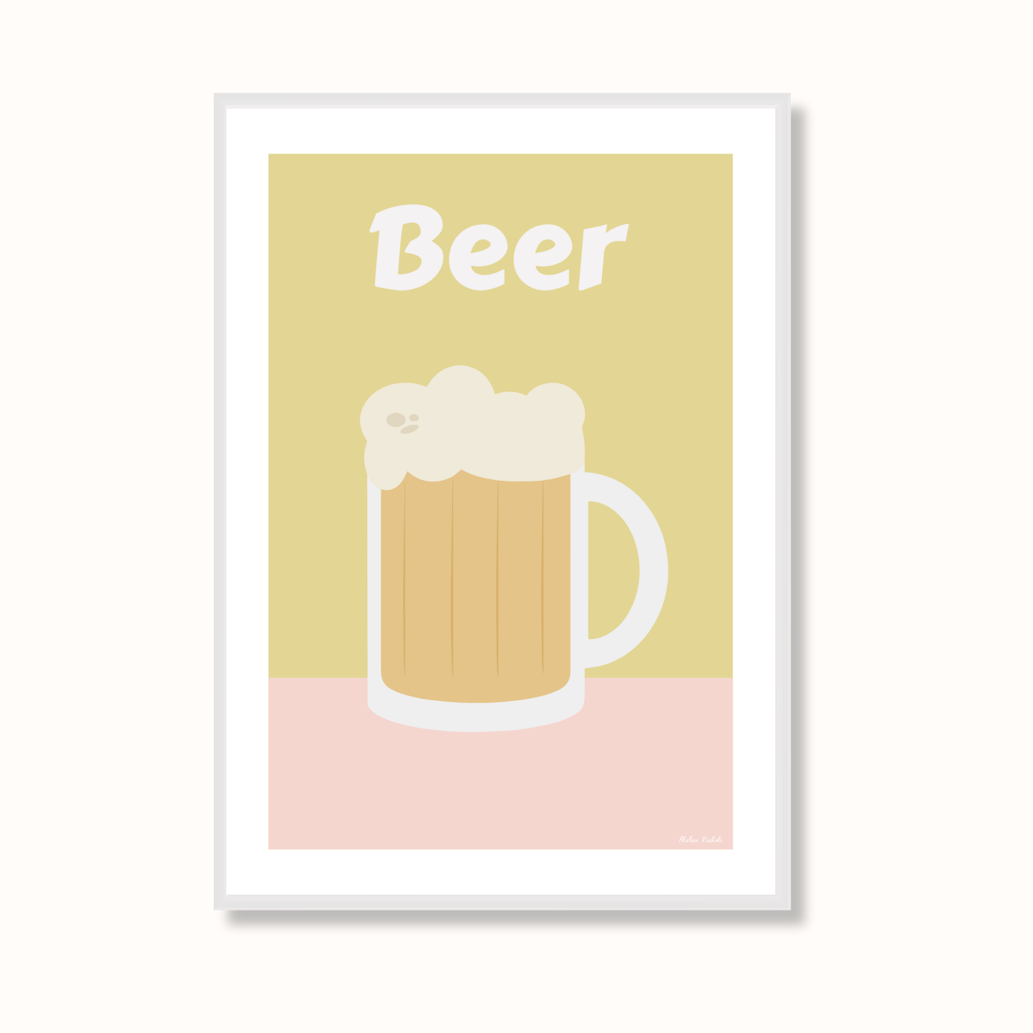 atelier-naholi-affiche-chope-bi-re-beer-a4-poster image 3