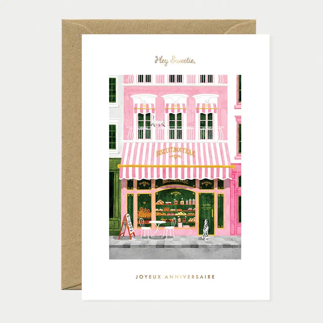 all-the-ways-to-say-birthday-bakery-carte-anniversaire-dor-e-a6 image 1