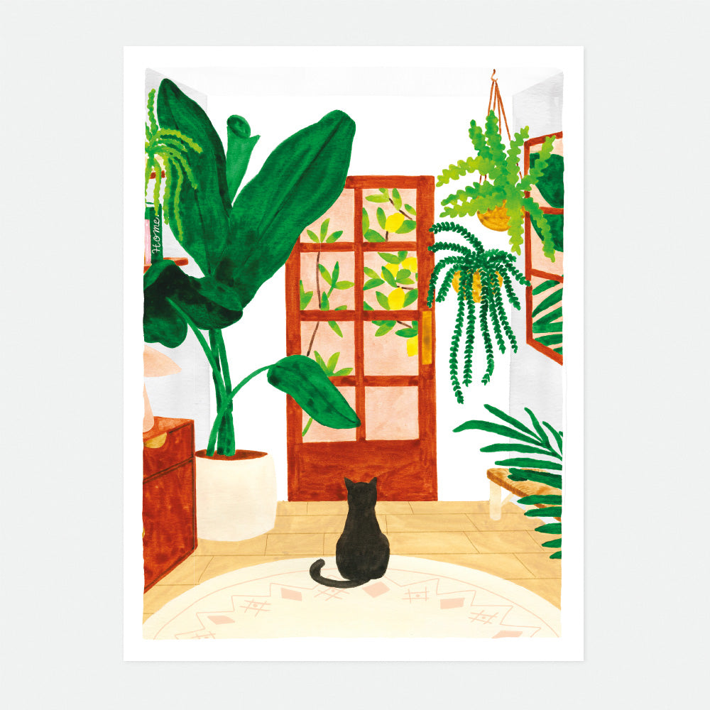 all-the-way-to-say-miss-you-cat-affiche-chat-18x24-cm image 1