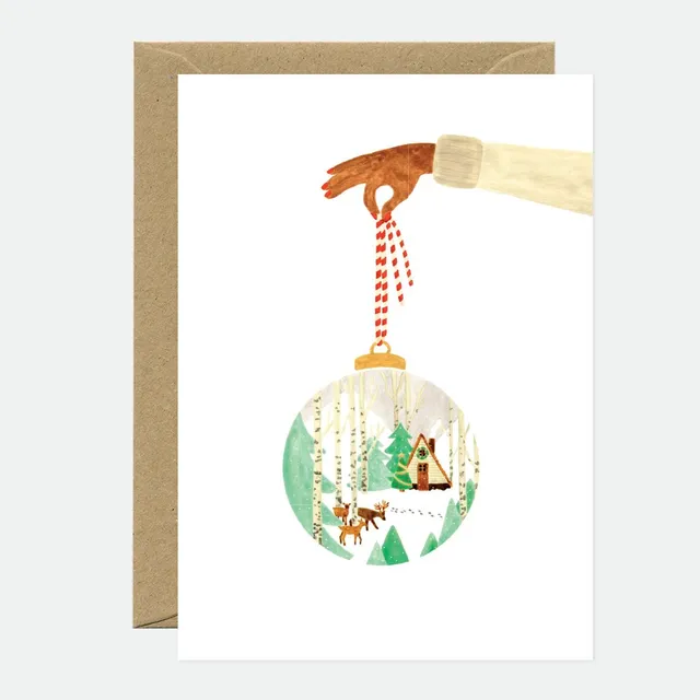 all-the-ways-to-say-xmas-ball-forest-carte-no-l-a6 image 1
