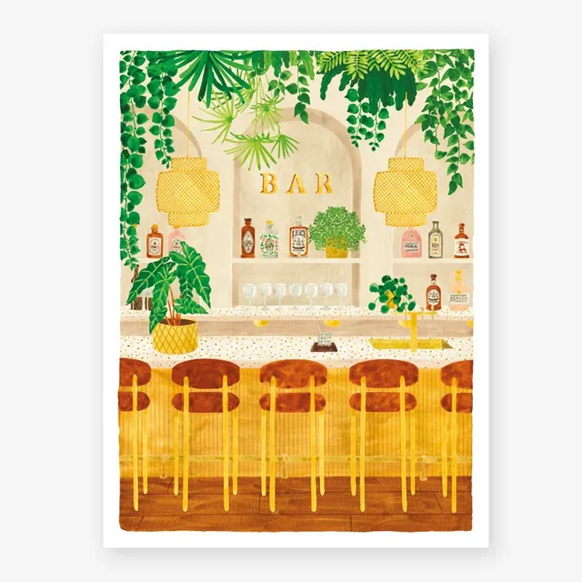 all-the-ways-to-say-bar-affiche-cocktail-tropical-3-tailles-d-co image 1